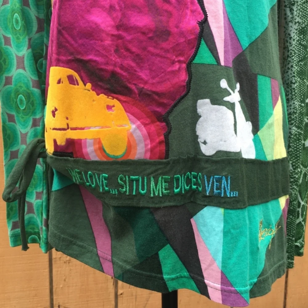 DESIGUAL - "We Love" Top - Picture 6 of 10